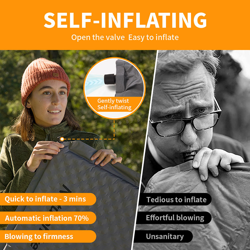 Naturehike D01 Self-inflating Air Mat Splicable