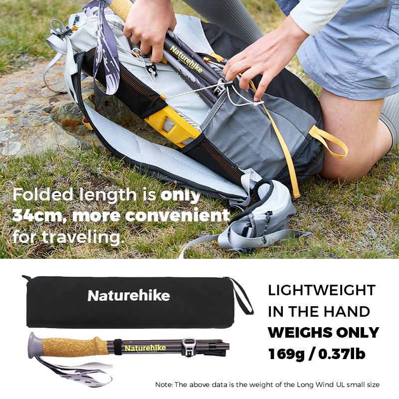 Naturehike Sunsia 5-EXT Trekking Pole 5 Section High