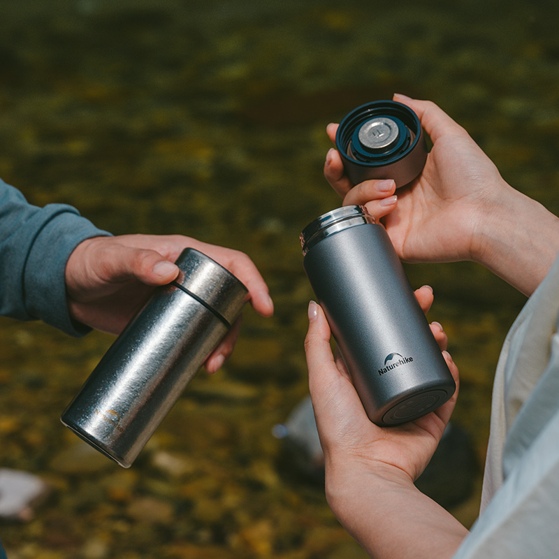 Naturehike Water Bottle Pure Titanium 200ML Pocket Cup