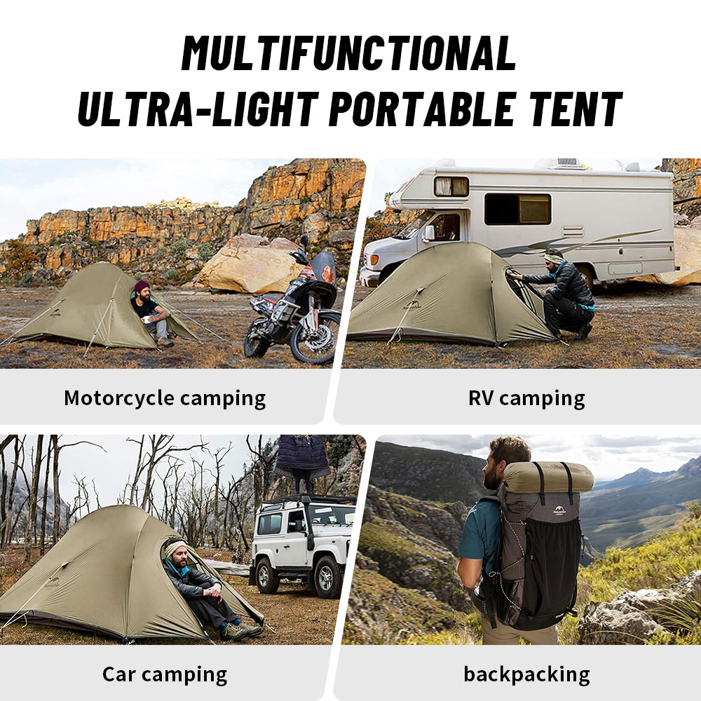 Naturehike Cloud Up 1 Upgraded Tent Ultralight Camping
