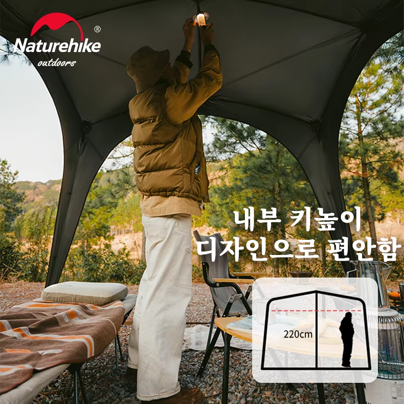 Naturehike Camping Tent Outdoor One-Touch Tent Family