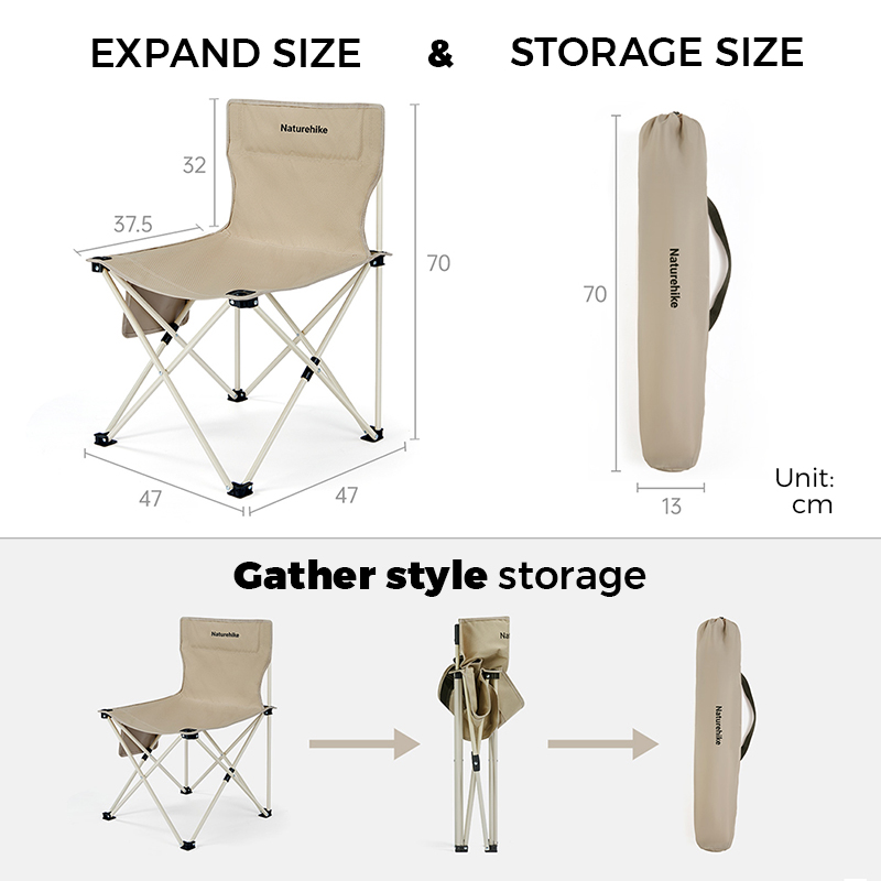 Naturehike T01 Folding Stool Outdoor Camping Portable