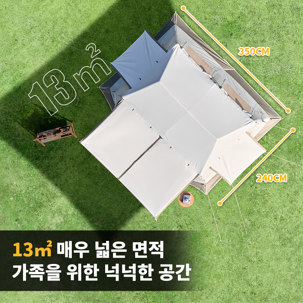 Naturehike Camping Air Tent Village Air 8.5 Tent 2 3 4