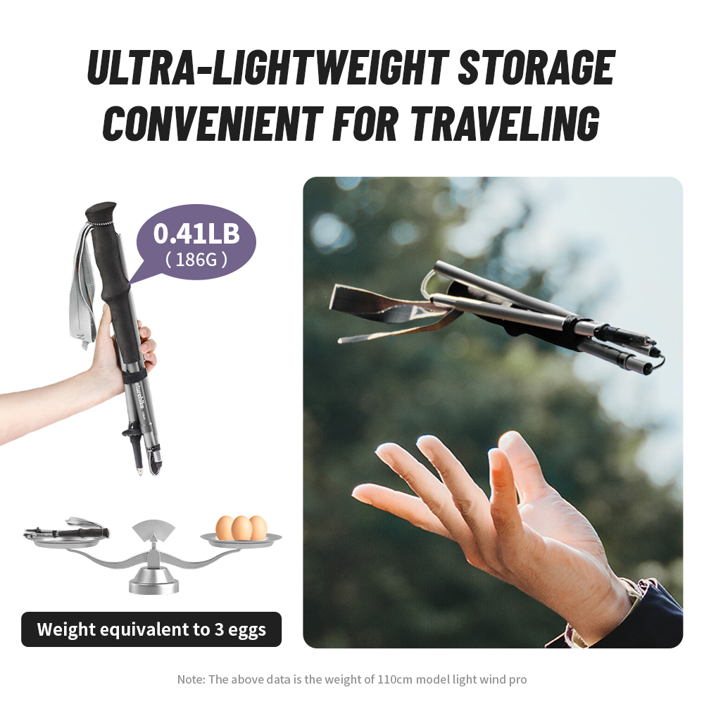 Naturehike Trekking Poles Lightwind Pro All-aluminum