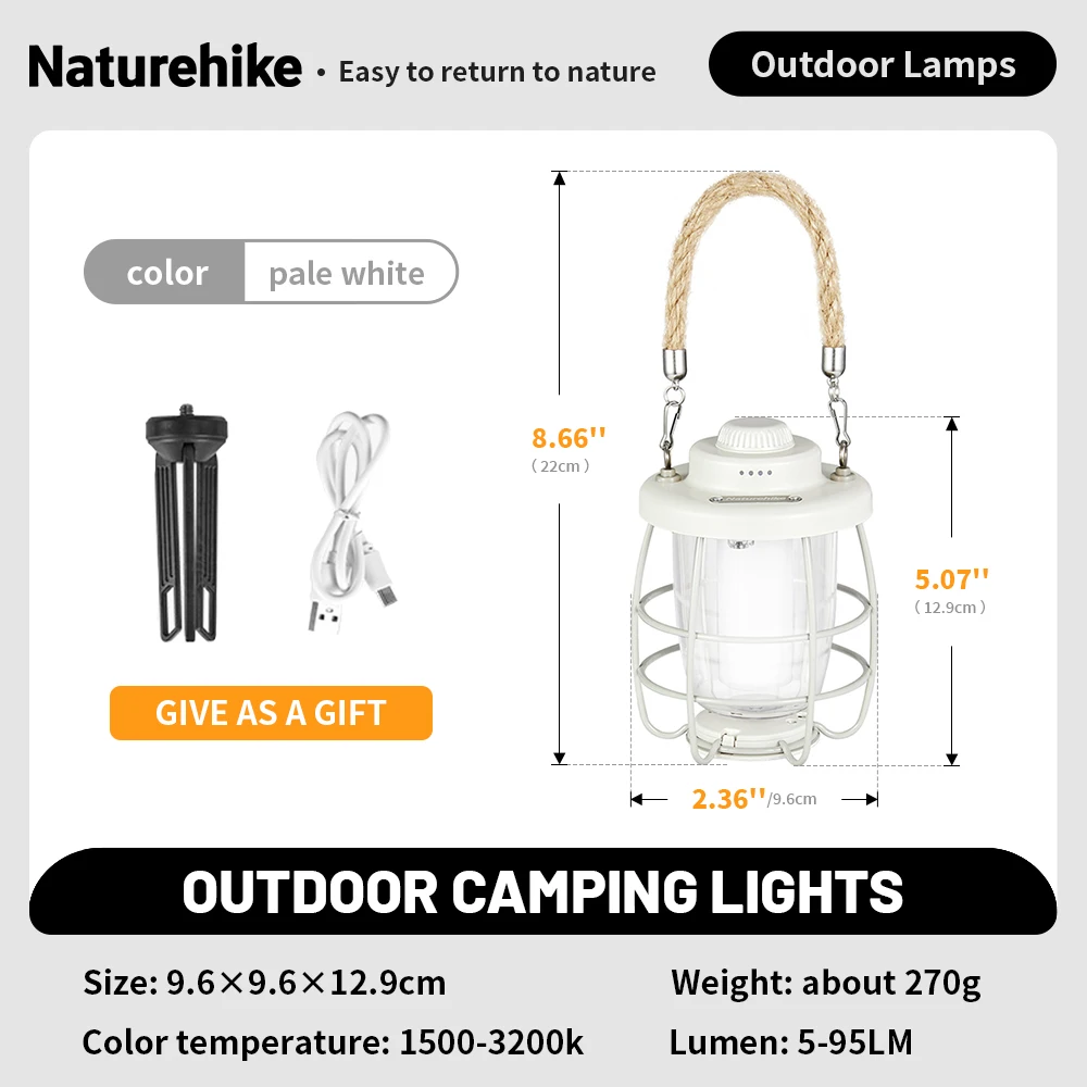 Naturehike Camping Lantern Portable Outdoor Lamp