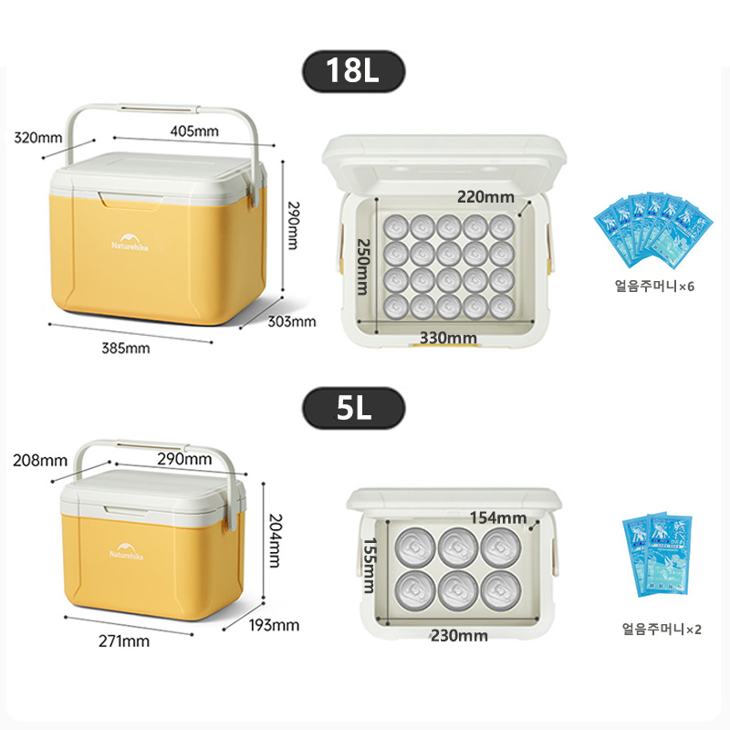 Naturehike18L Cooler Box Large Capacity Outdoor BBQ