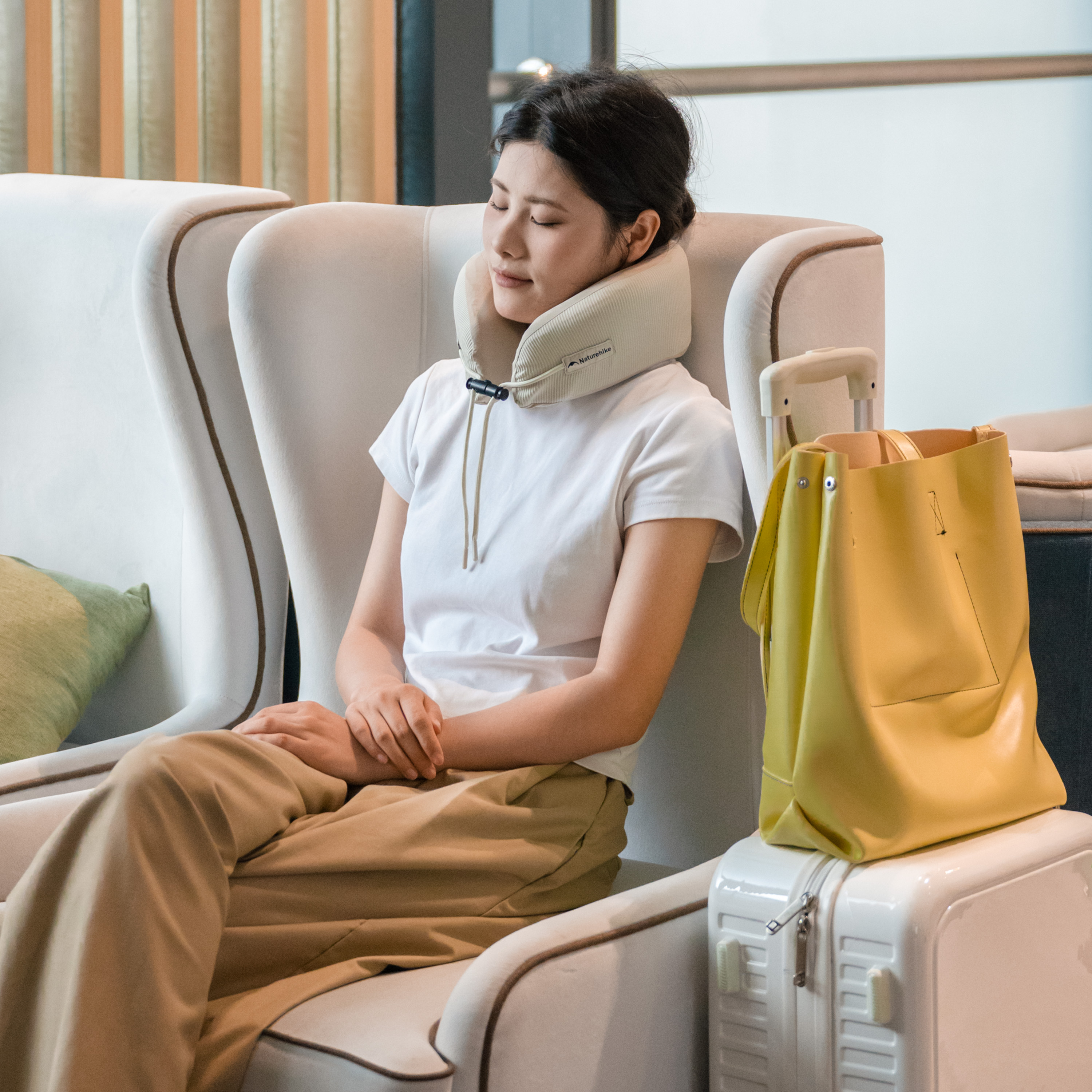 Naturehike Portable Neck Pillow Driving Nap Rest Heath