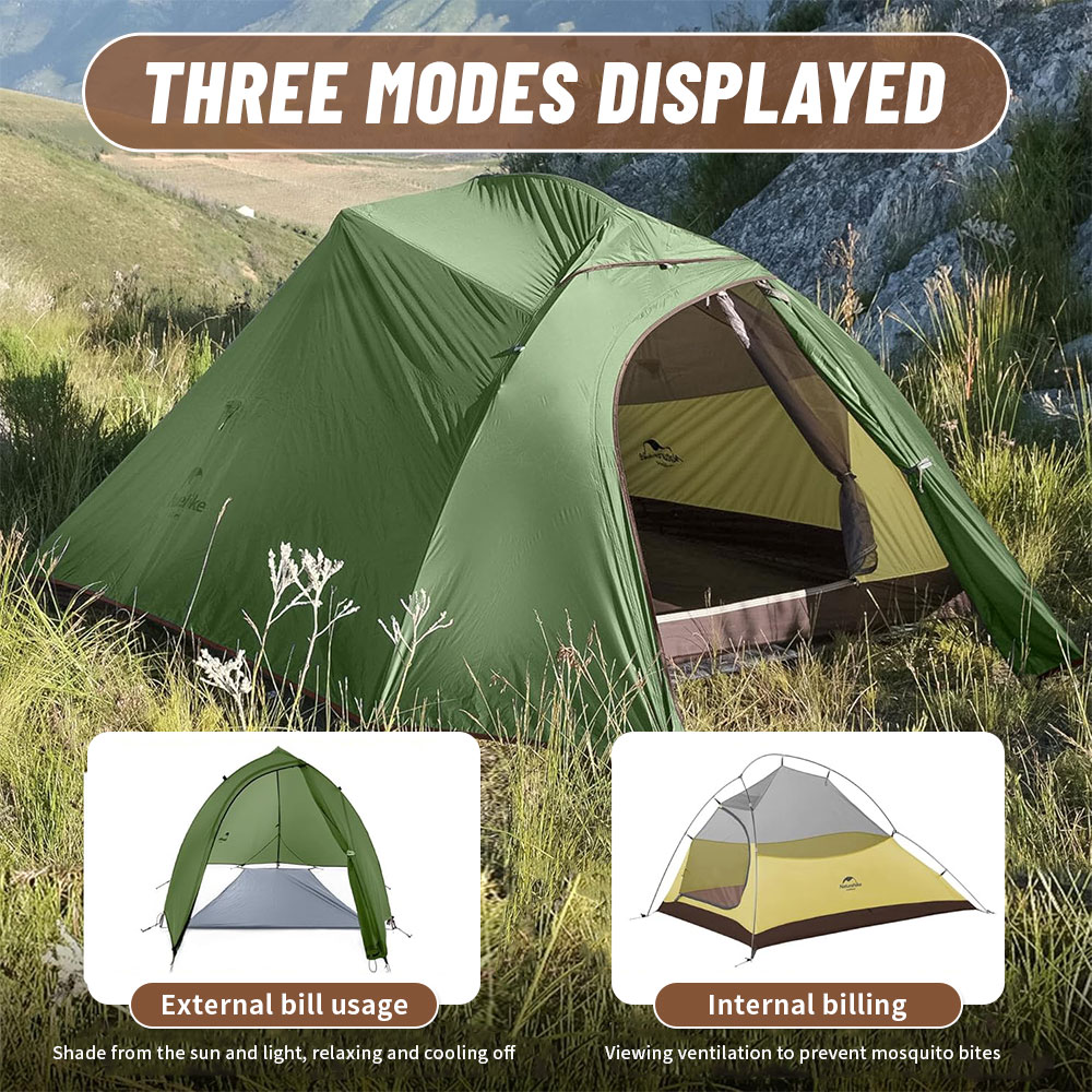 Naturehike Cloud Up 2 People Tent Ultralight 20D