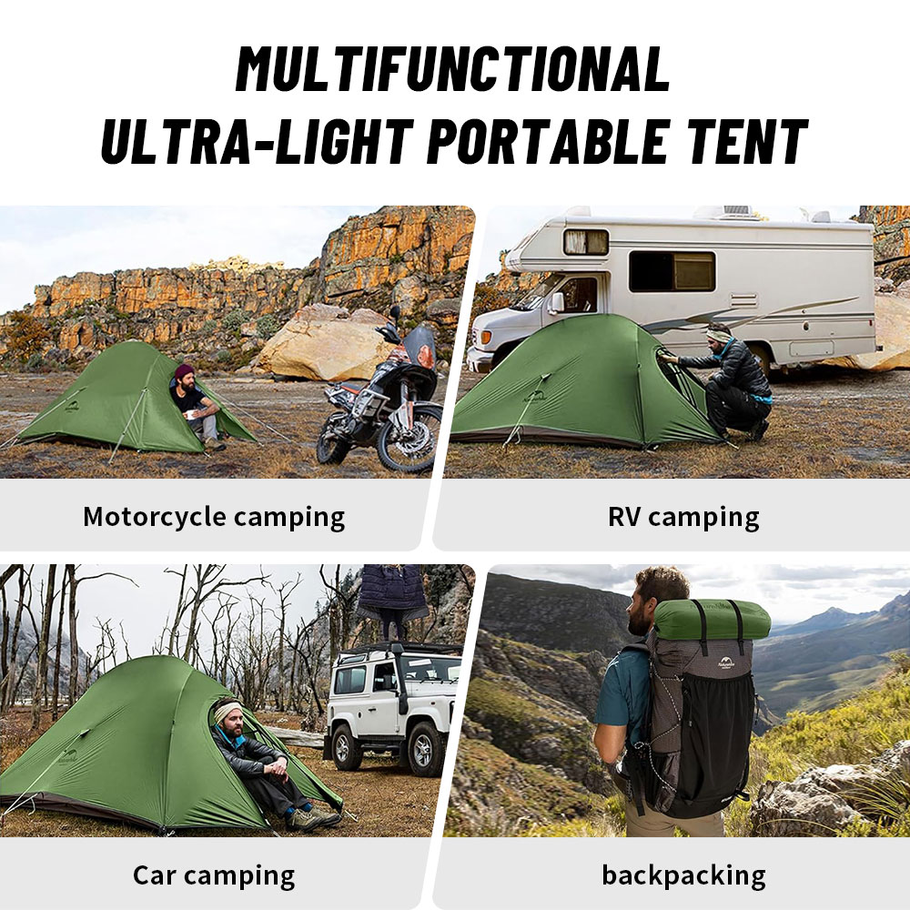 Naturehike Cloud Up 2 People Tent Ultralight 20D