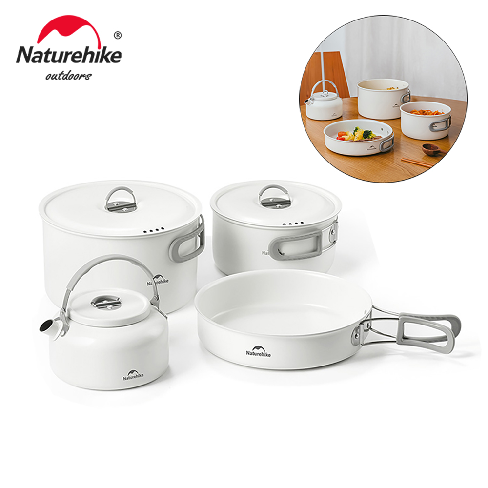 Naturehike Ceramic Non-Stick Set Of Pots Camping