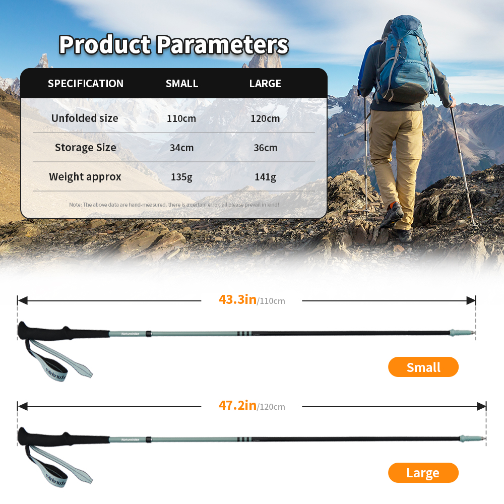 Naturehike Air Terk EXT Folding Trekking Poles