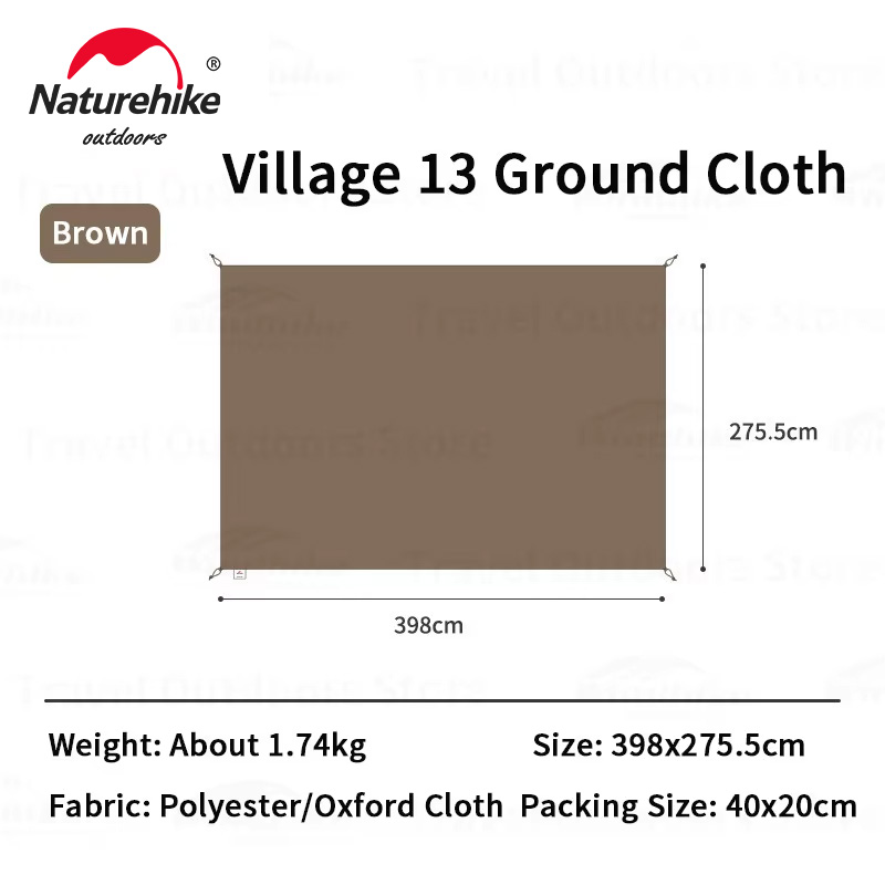 Naturehike Footprint Groundsheet for VILLAGE-13 Tent