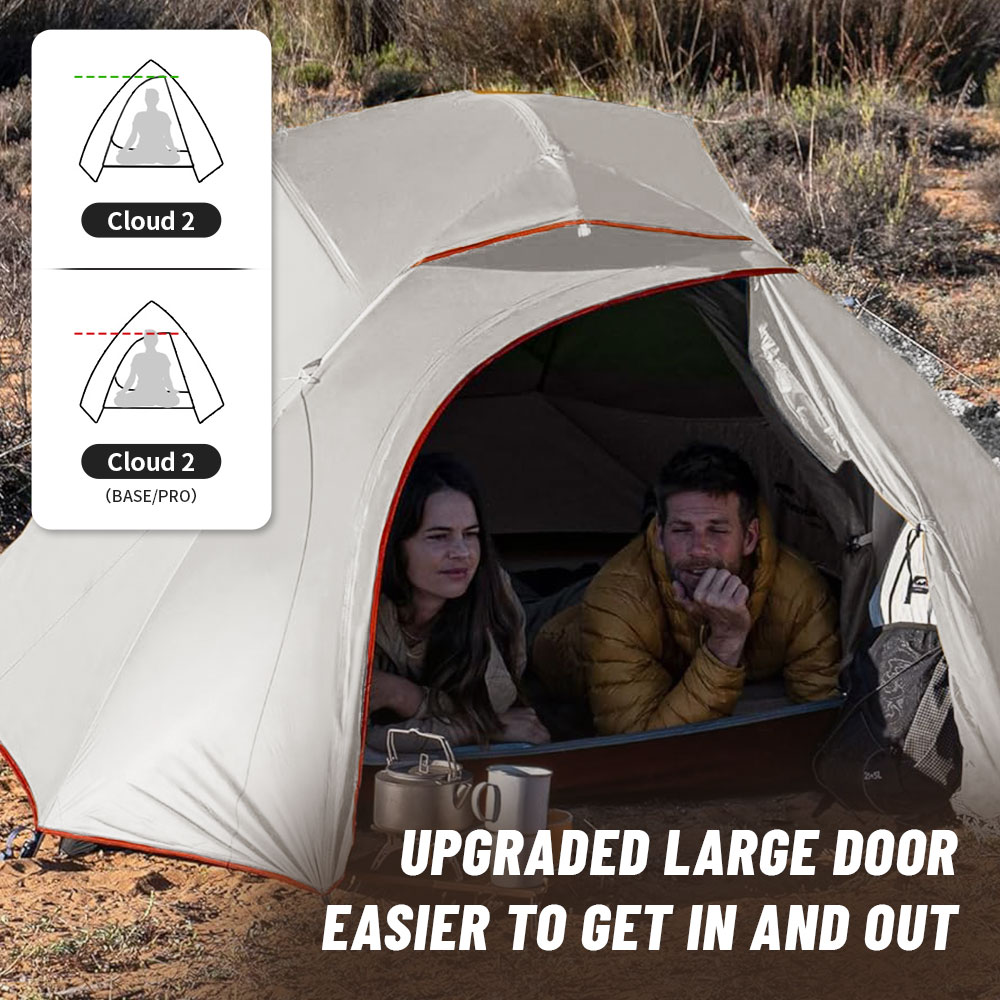 Naturehike Upgraded Cloud Up 3 Person Tent Outdoor