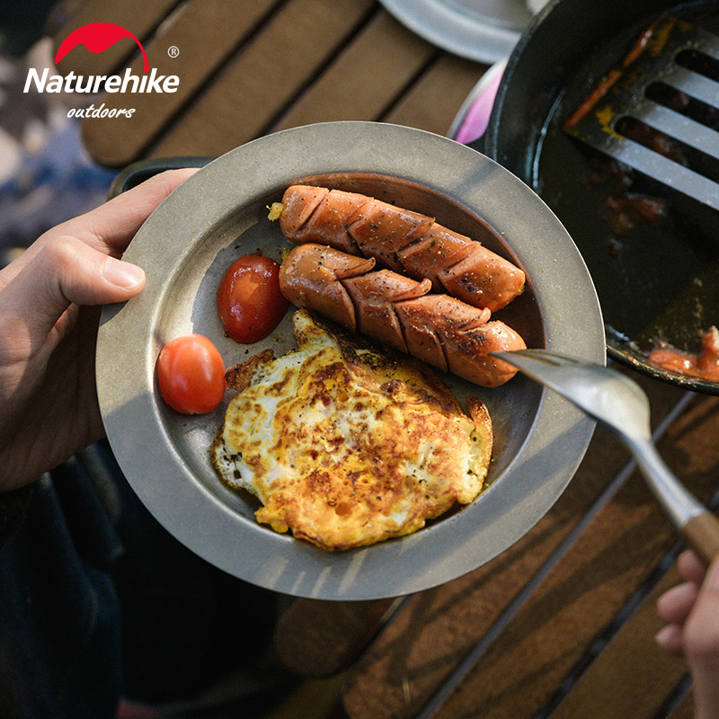 Naturehike Outdoor Tableware Stainless Steel Plate