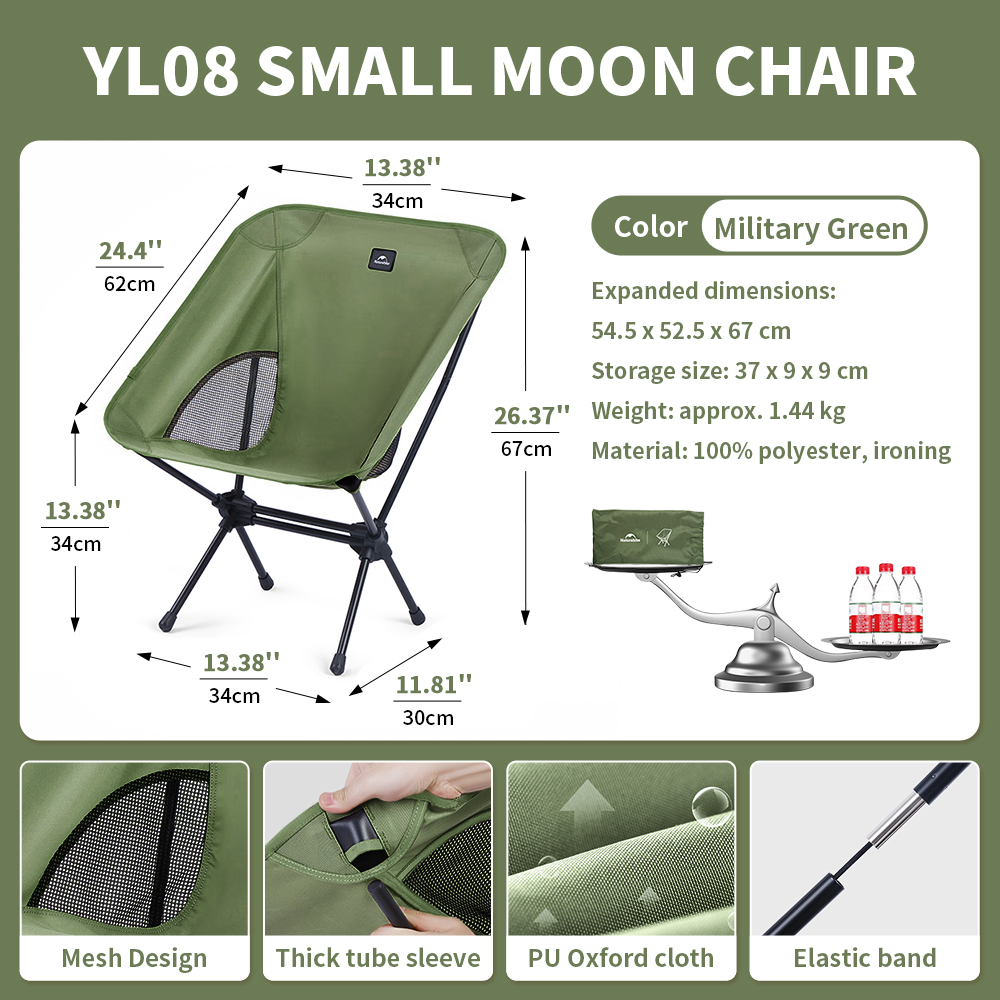 Naturehike YL08 Moon Chair Outdoor Camping Hiking