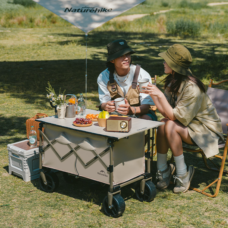 Naturehike 2026 Camping Wagon Folding Cart Trolley