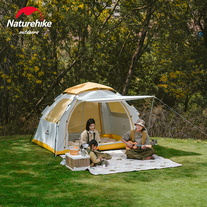 Naturehike Tent Camping Automatic Tent 2 3 4 Person