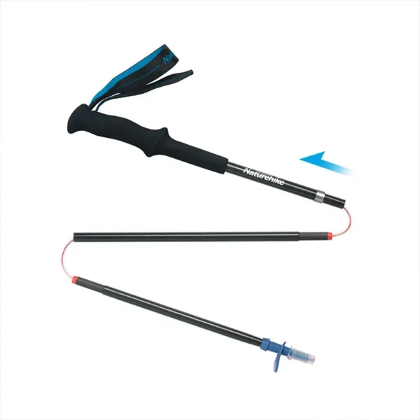NATUREHIKE ST08 ultralight Carbon Fiber Trekking Poles, Blue - Image 3