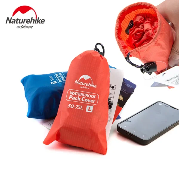 NATUREHIKE Waterproof Backpack Rain Cover, 50-75L - Image 5