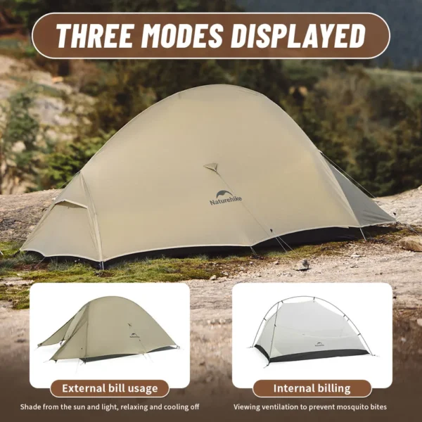  NATUREHIKE Ultralight Waterproof Backpacking Tent - Image 2
