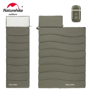  NATUREHIKE LD Sleeping Bag, Ultralight & Splicable, 2-in-1  Cotton for All Seasons