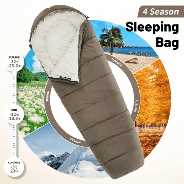  NATUREHIKE MJ300 Sleeping Bag -1℃ & MJ600 -12℃  Mummy - Image 3
