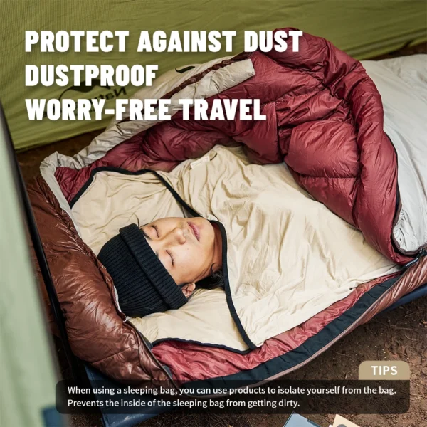 NATUREHIKE 0 Degree Down Sleeping Bag, Ultra-Light & Cozy - Image 5