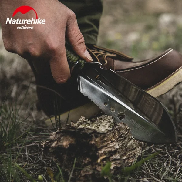 Багатофункціональна кемпінгова лопата NATUREHIKE для походів та бушкрафту - Зображення 2