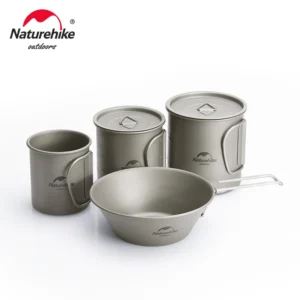 Kubek podróżny NATUREHIKE Titanium | Naczynia kempingowe