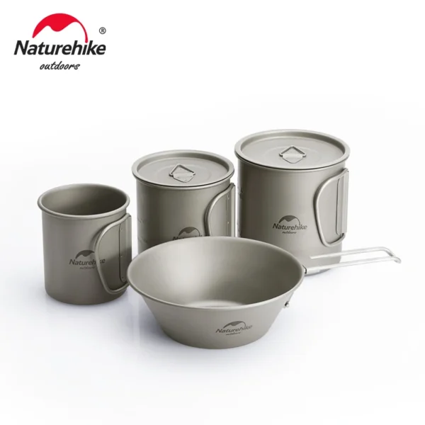 Kubek podróżny NATUREHIKE Titanium | Naczynia kempingowe
