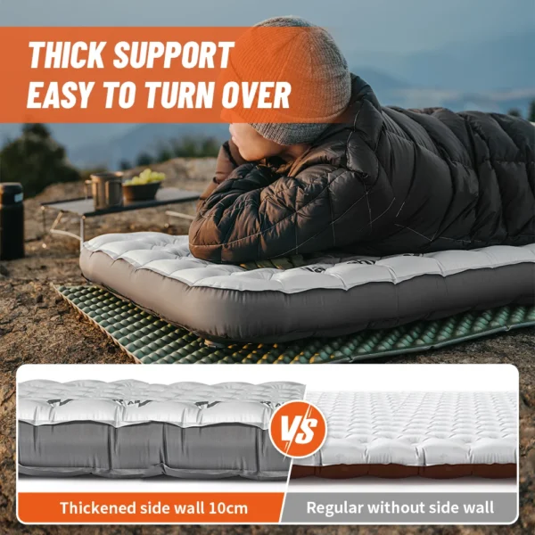  NATUREHIKE Air Mattress Insulated Camp Bed  Ultralight Inflatable Pad - Image 3