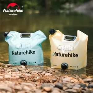 NATUREHIKE 10L Collapsible Water Bag, Portable Water Container with Faucet