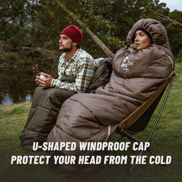  NATUREHIKE Double Person Ultralight Winter Sleeping Bag - Image 5
