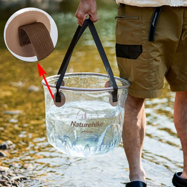 NATUREHIKE Waterproof Foldable Washbasin camping - Image 4