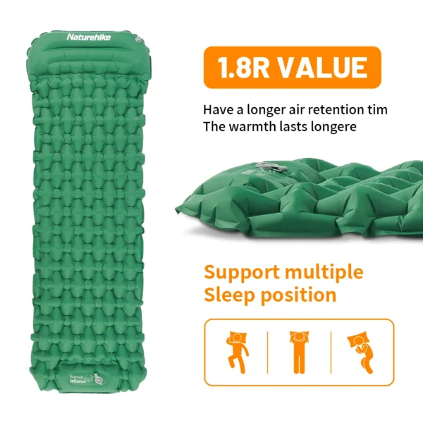  NATUREHIKE Ultralight Inflatable Camping Mattress Pad - Image 5