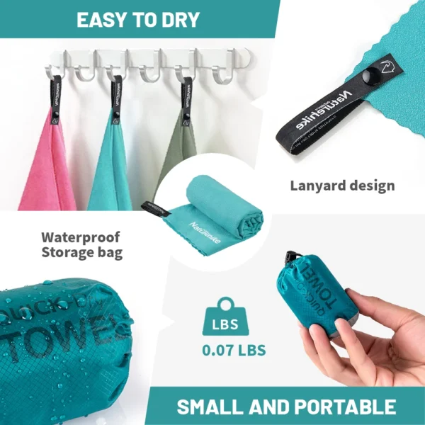 NATUREHIKE Quick Dry Towel | Travel & Beach Towels - Image 2