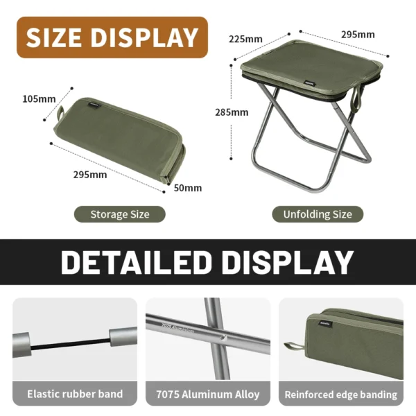 NATUREHIKE Aluminum Folding Camping Chair, Lightweight  & Portable - Image 6