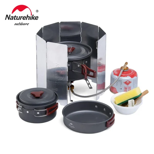 NATUREHIKE Foldable Windshield | Camping Stove Accessory - Image 2