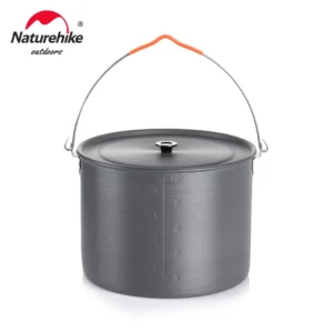 NATUREHIKE Aluminum Camping Cookware | Hanging Pot