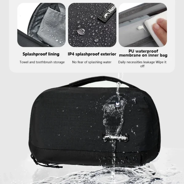 NATUREHIKE Oxygen 2-in-1 Toiletry Bag: Waterproof, Large Capacity - Image 6