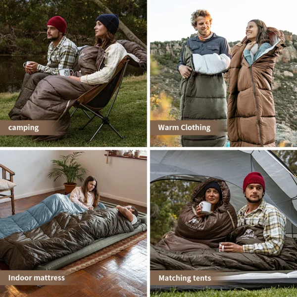  NATUREHIKE Double Person Ultralight Winter Sleeping Bag - Image 6