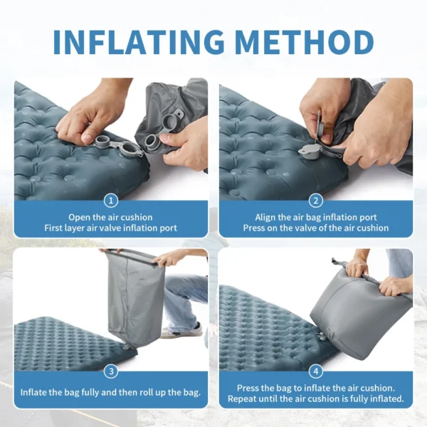 NATUREHIKE Air Mattress 3.5 R-Value Camp Pad Ultralight  Inflatable - Image 5