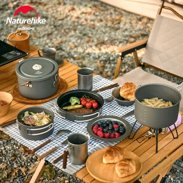 NATUREHIKE Aluminum Alloy Pots | Camping Cookware - Image 6