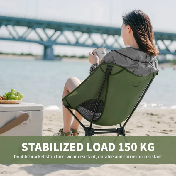 NATUREHIKE YL08 Moon Chair, Folding Camp & Hiking Chair | Breathable | Durable - Image 3