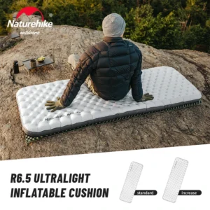  NATUREHIKE Air Mattress Insulated Camp Bed  Ultralight Inflatable Pad