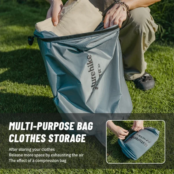  NATUREHIKE  Inflatable Camping Mat Air Mattress w/Pump  Multifunctional  Moistureproof - Image 4