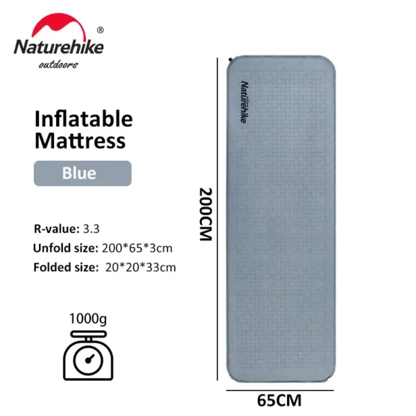 NATUREHIKE Air Mattress Ultralight Self-Inflating Camping Mat  Sleeping Pad - Image 5