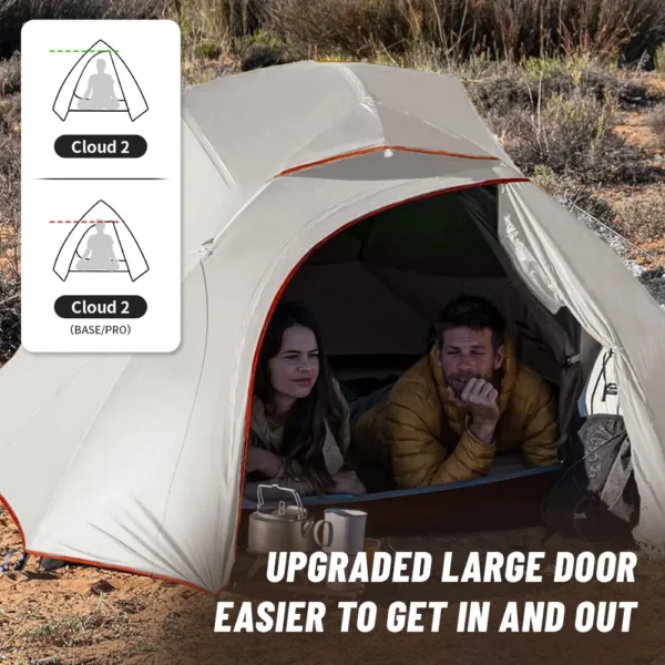  NATUREHIKE Ultralight 2 Person Backpacking Tent - Image 3