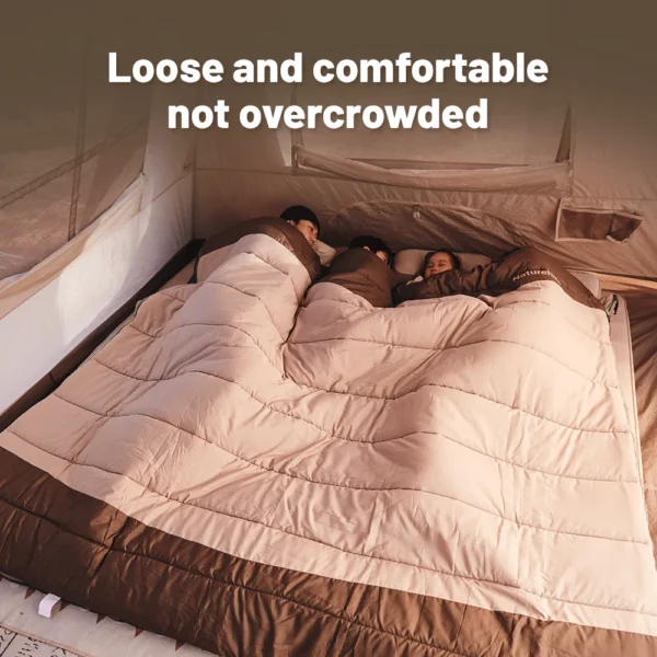 NATUREHIKE YC300 Lightweight 2-in-1  Sleeping Bag for Camping - Image 6