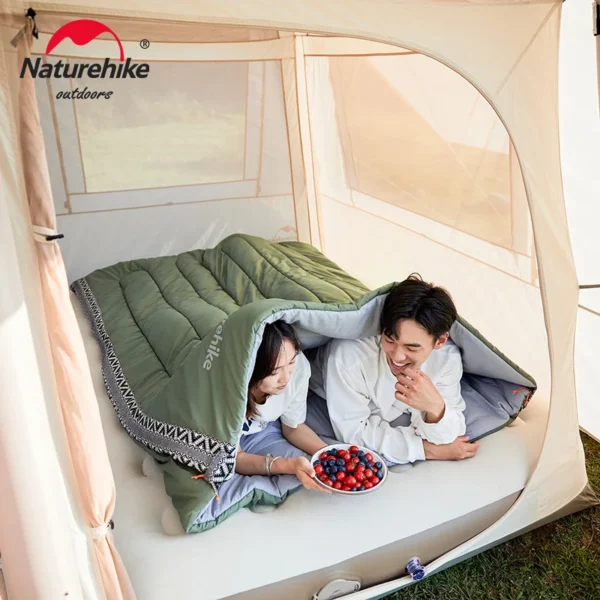 NATUREHIKE L150 Ultralight Sleeping Bag, All Seasons  Spliced, Washable  Camping & Travel - Image 2